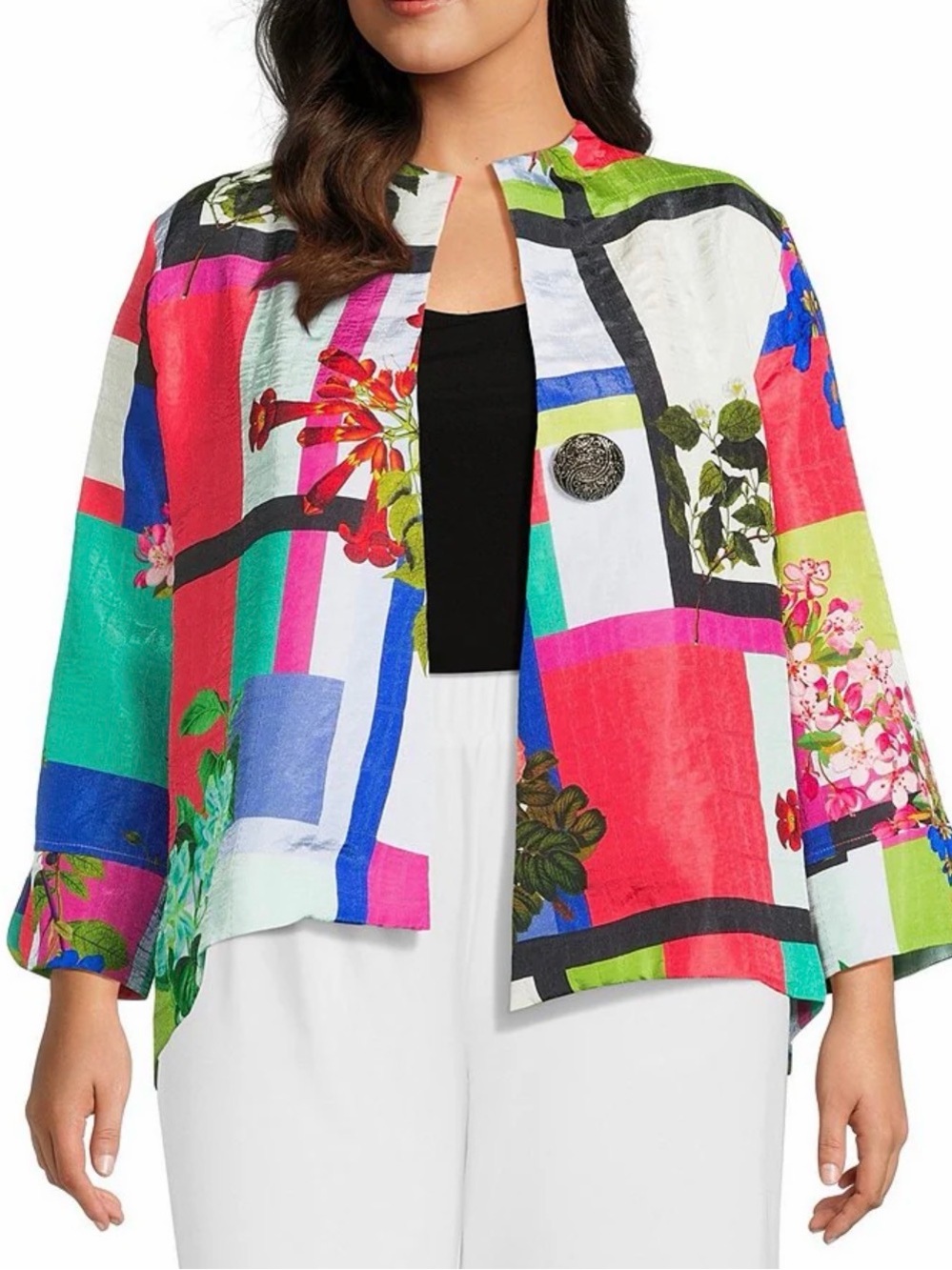 IC Collection Multi Print Lightweight Jacket
